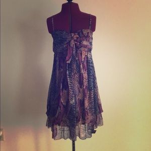 Daytrip Snakeskin Empire Dress